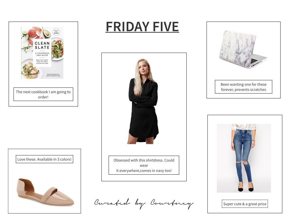 Friday Five Round-up by Curated by Courtney