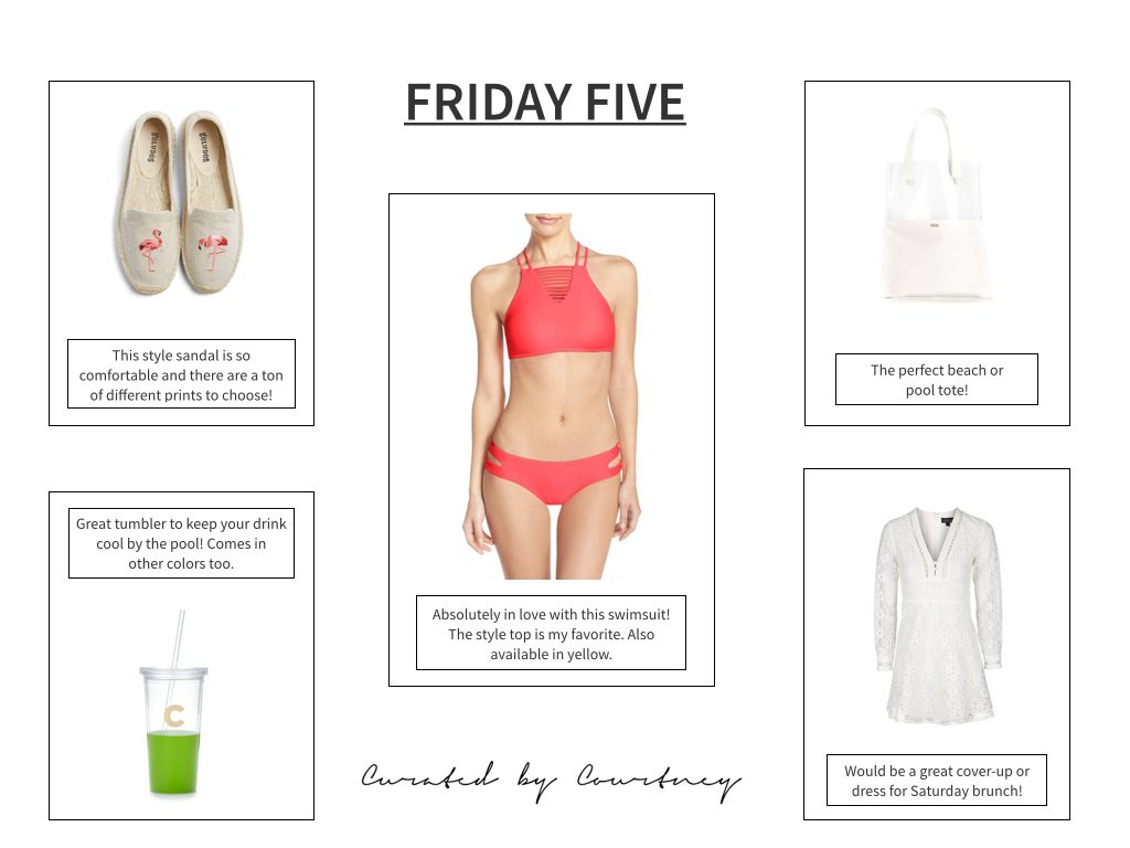 Curated by Courtney Swim Season Favorites