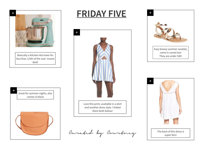Curated by Courtney Friday Five round up