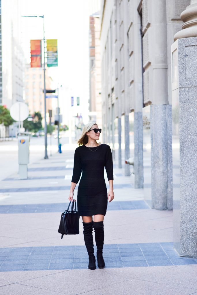 black-bluefly-sweater-dress